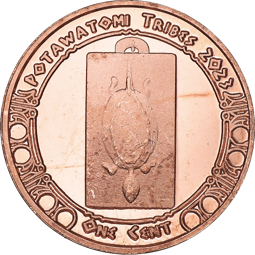 Coin, United States, Cent, 2023, Tribus des Amérindiens. Potawatomi tribes.BE