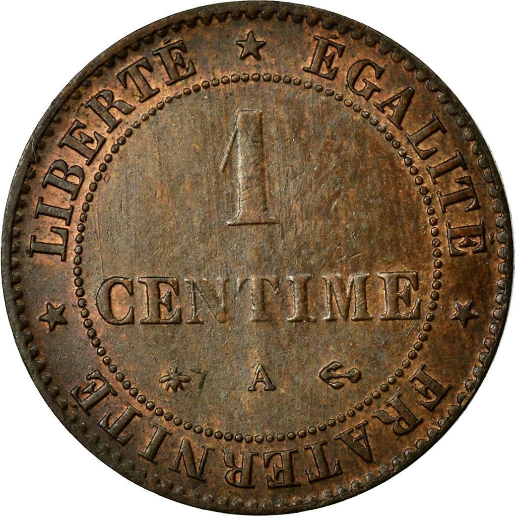 Moneta, Francia, Cérès, Centime, 1874, Paris, SPL-, Bronzo, Gadoury:88