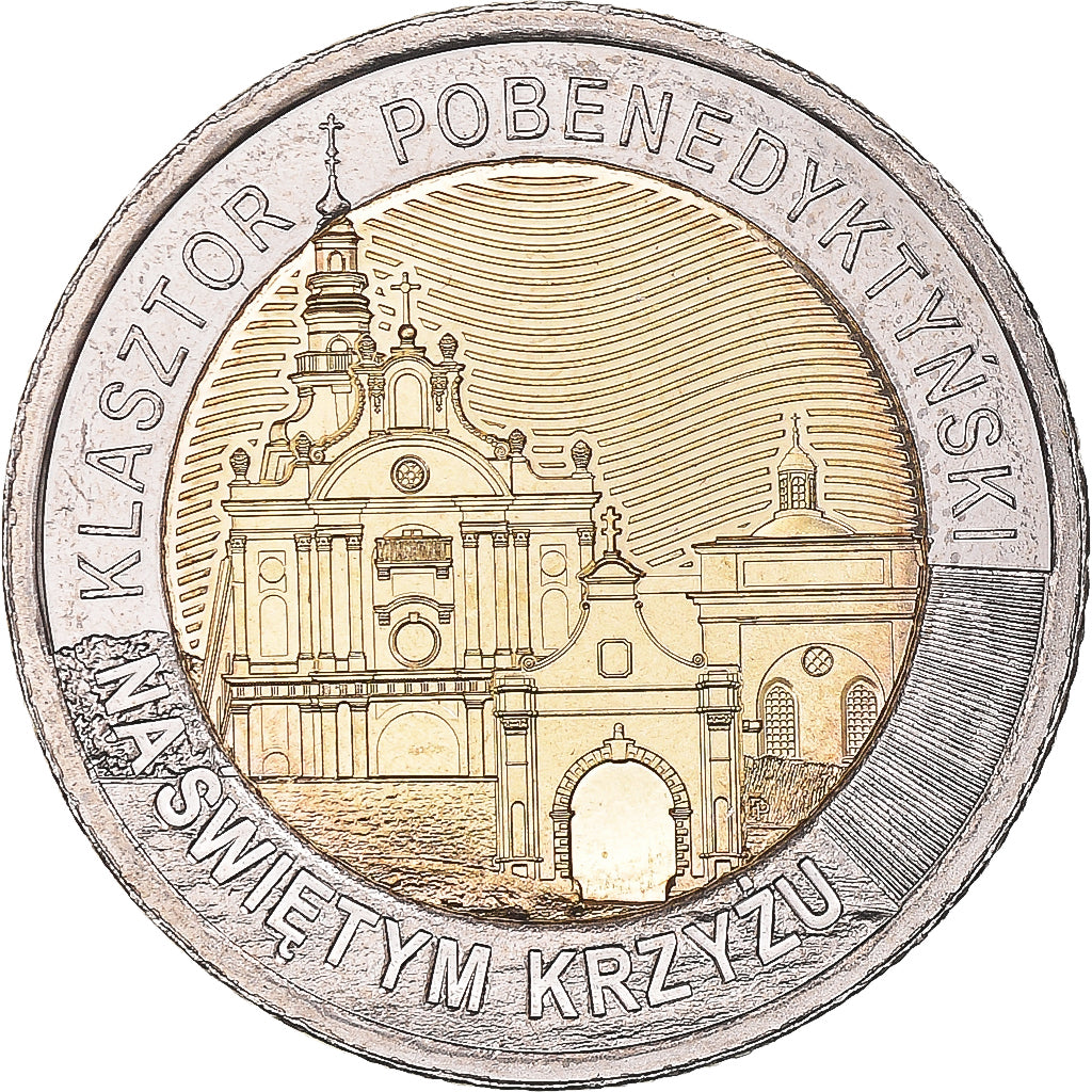 Coin, Poland, 5 Zlotych, 2022, The Former Benedictine Monastery on Święty