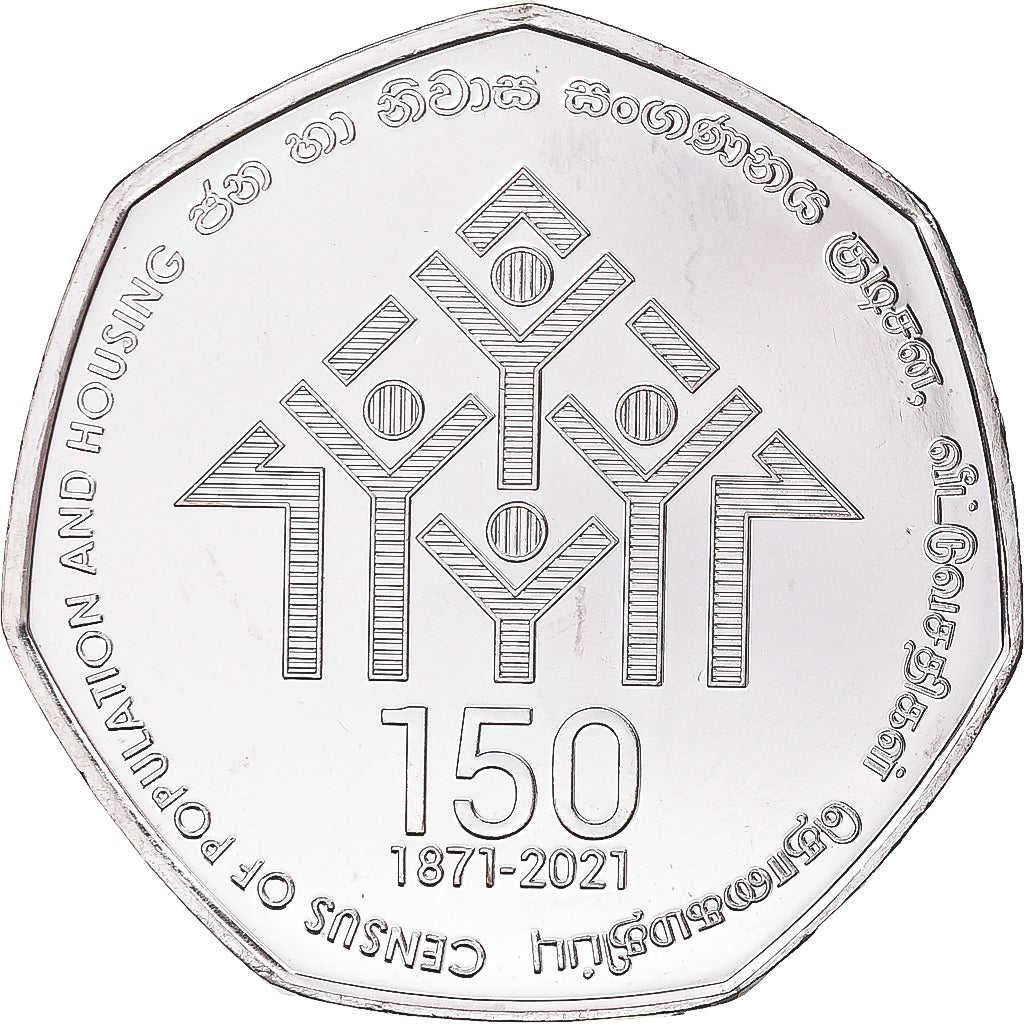 Coin, Sri Lanka, 20 Rupees, 2021, 150th Anniversary of Census of Population and