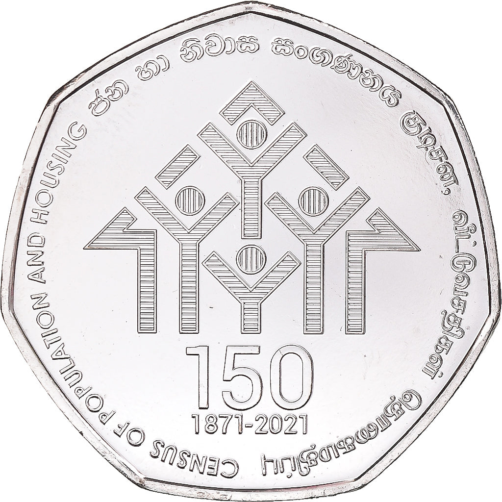 Coin, Sri Lanka, 20 Rupees, 2021, 150th Anniversary of Census of Population and