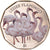 Coin, BRITISH VIRGIN ISLANDS, 1 Dollar, 2019, Lesser Flamingo.FDC Colorized