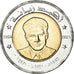 Moeda, Argélia, 200 Dinars, 2020-2021, Ahmed Zabana., MS(63), Bimetálico