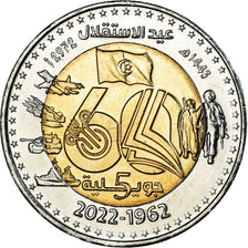 Coin, Algeria, 200 Dinars, 2022, Indépendance., MS(63), Bi-Metallic