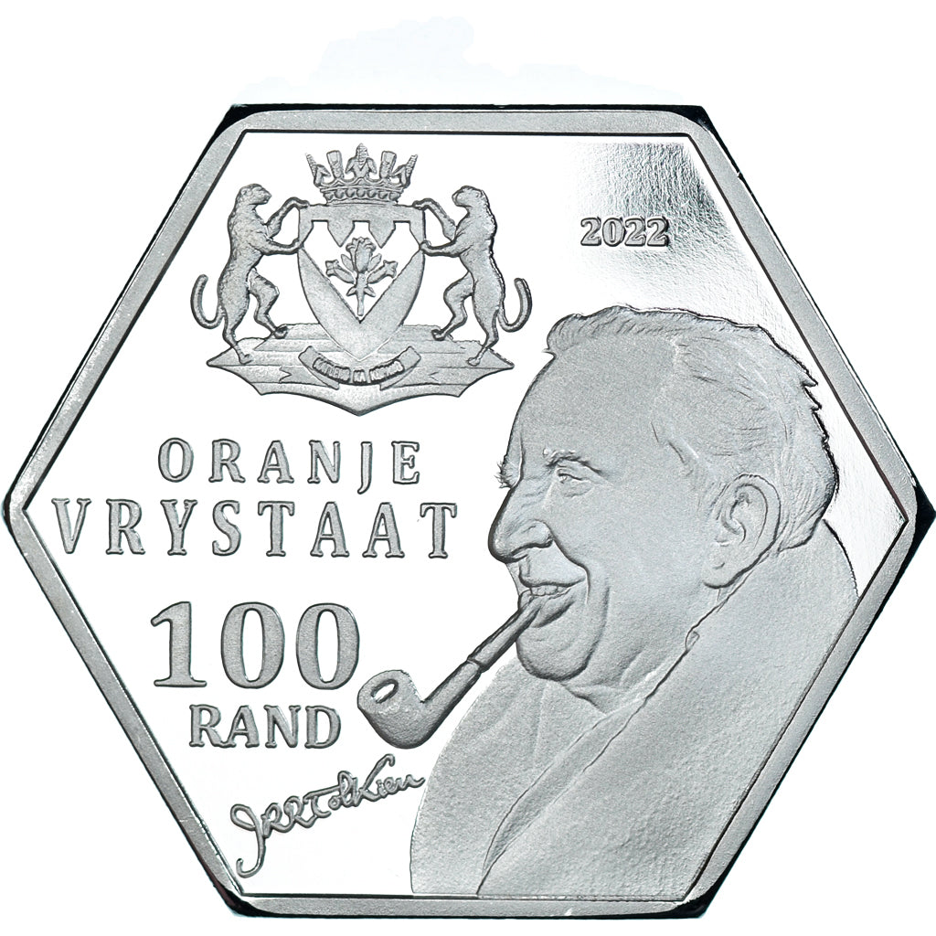 Moneta, Południowa Afryka, 100 Rand, 2022, Orange free state.BE, MS(65-70)