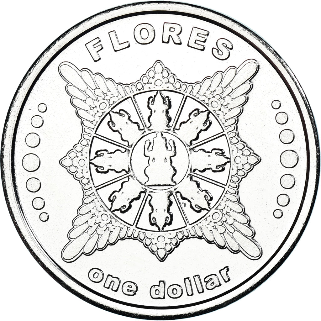 Coin, Indonesia, Dollar, 2023, Viktory., MS(63), Cupronickel