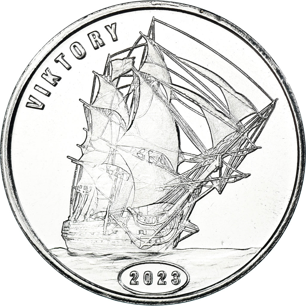 Münze, Indonesien, Dollar, 2023, Viktory., UNZ, Cupronickel