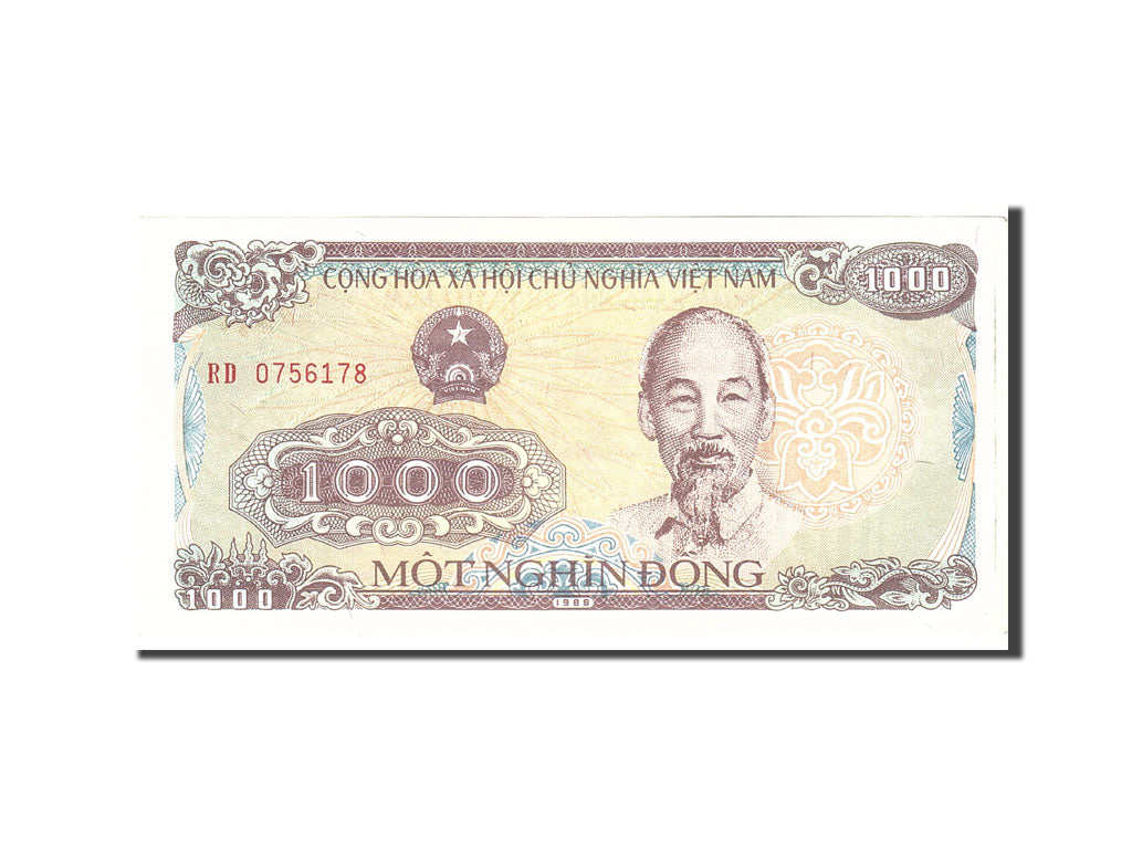 Banknote, Vietnam, 1000 D<ox>ng, 1988, Undated, KM:106a, UNC(63)