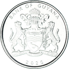 Coin, Guyana, 100 Dollars, 2020, 50 ans de la République.colorized., MS(63)