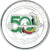 Coin, Guyana, 100 Dollars, 2020, 50 ans de la République.colorized., MS(63)