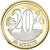 Coin, Eurozone, 20 Merits, 2023, LIBERLAND, MS(63), Bi-Metallic