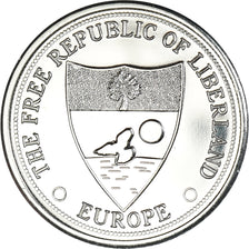Coin, Eurozone, 5 Merits, 2017, LIBERLAND, MS(63), Nickel