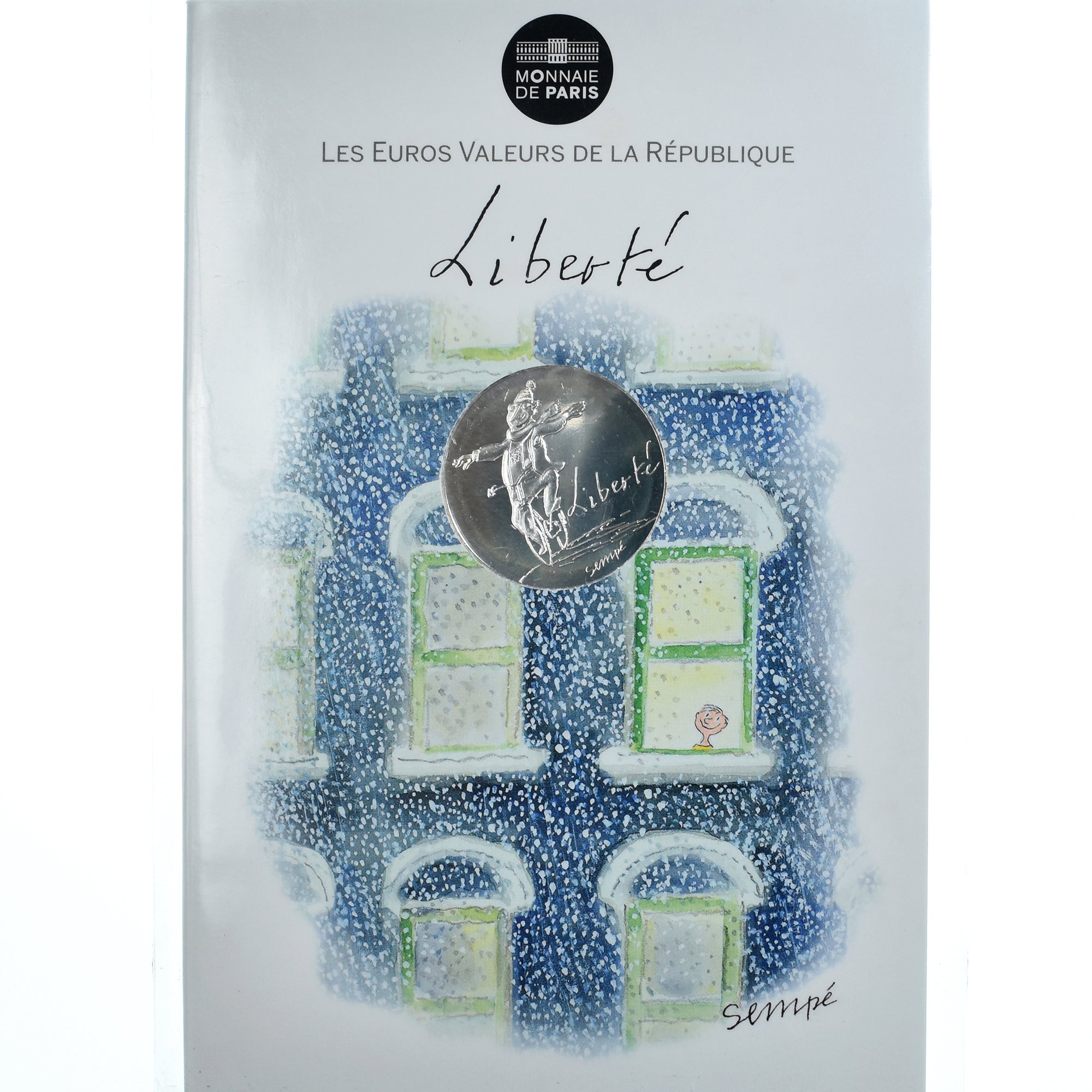 France, 10 Euro, Liberté, 2014, Sempé, FDC, Argent, Gadoury:EU718