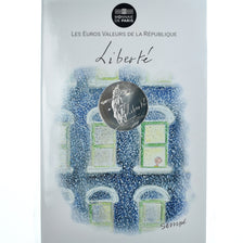 France, 10 Euro, Liberté, 2014, Sempé, FDC, Argent, Gadoury:EU718