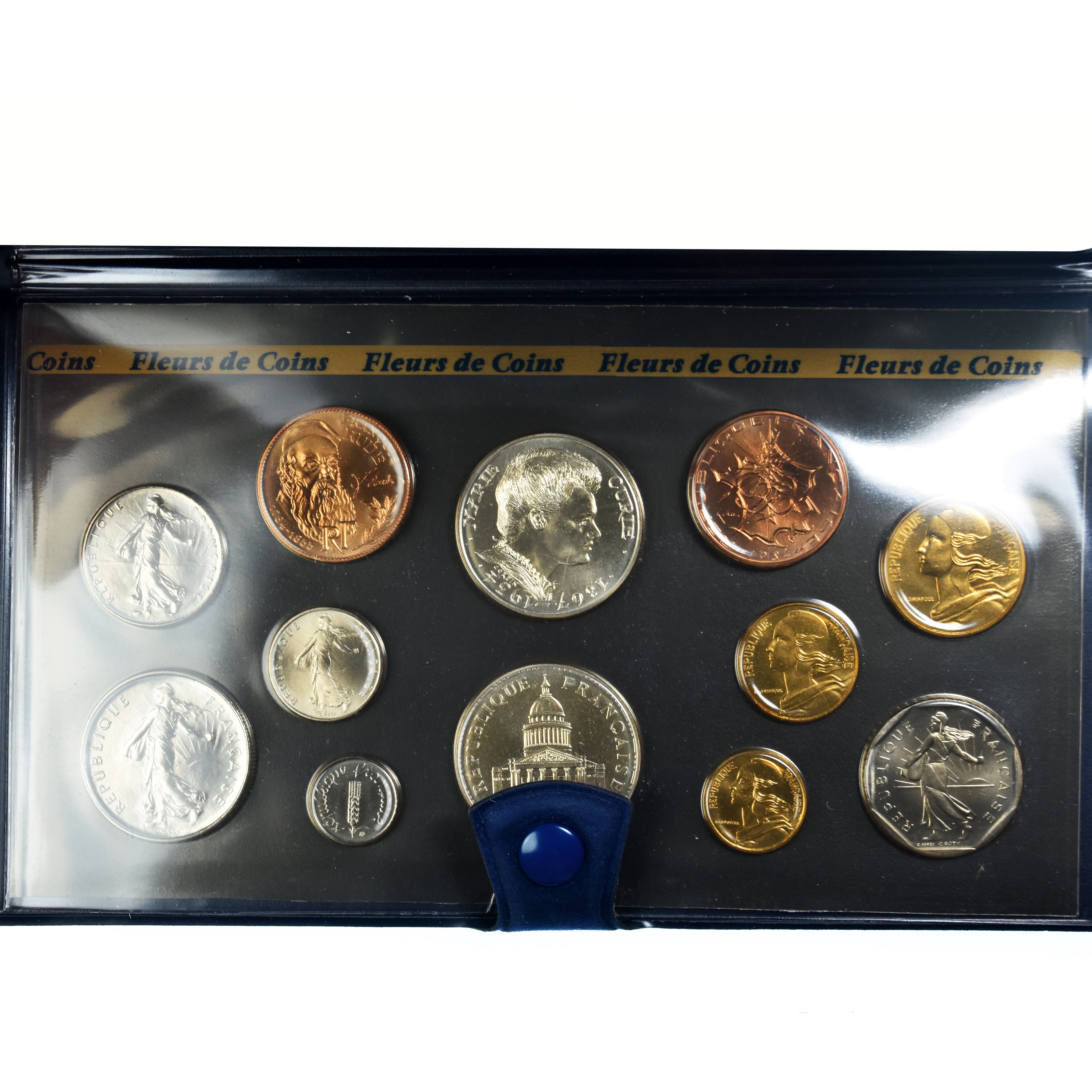 Moneta, Francia, Coffret 1 c. à 100 frs., 1984, Monnaie de Paris, FDC, FDC