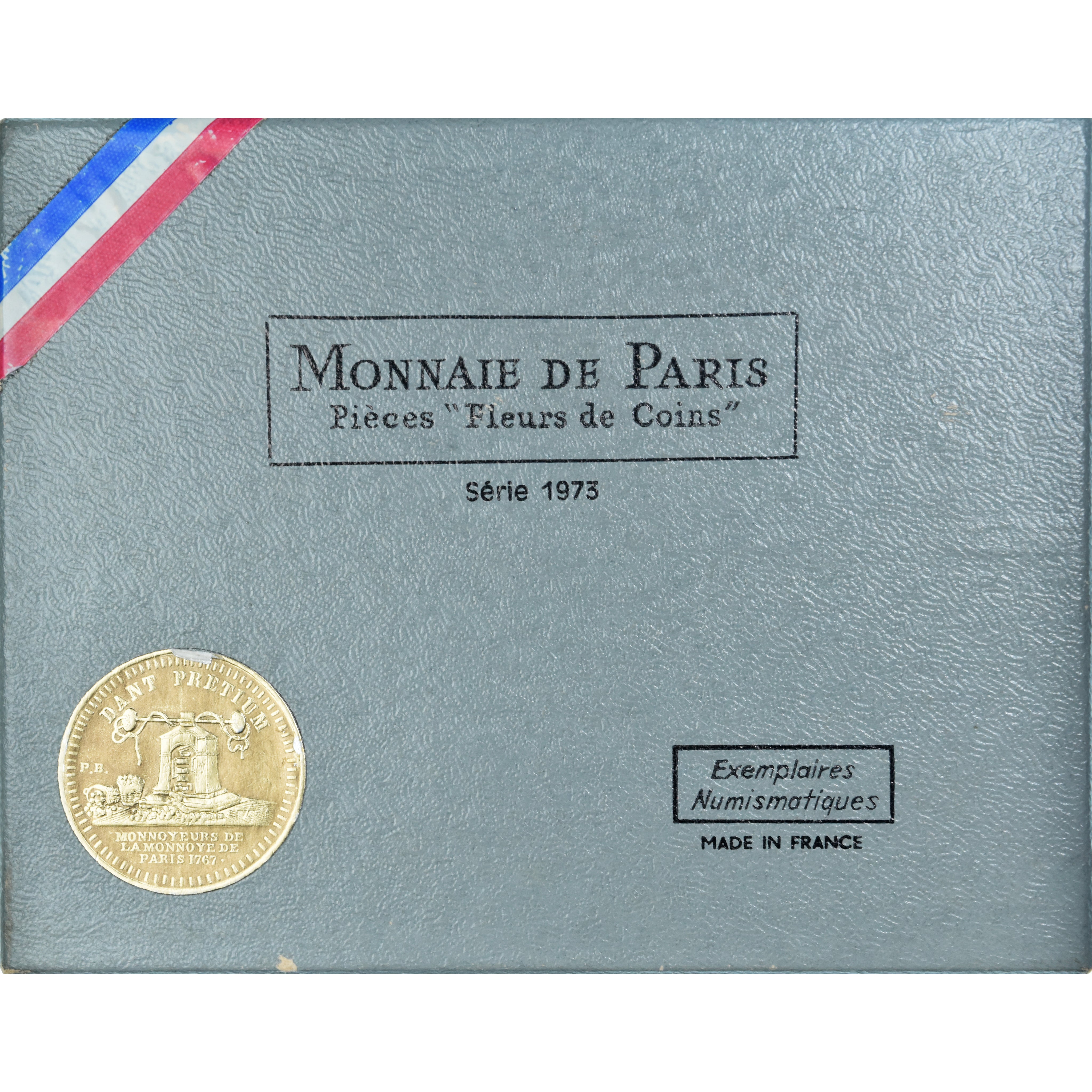 Moneta, Francia, Coffret 1 c. à 10 frs., 1973, Monnaie de Paris, FDC, FDC