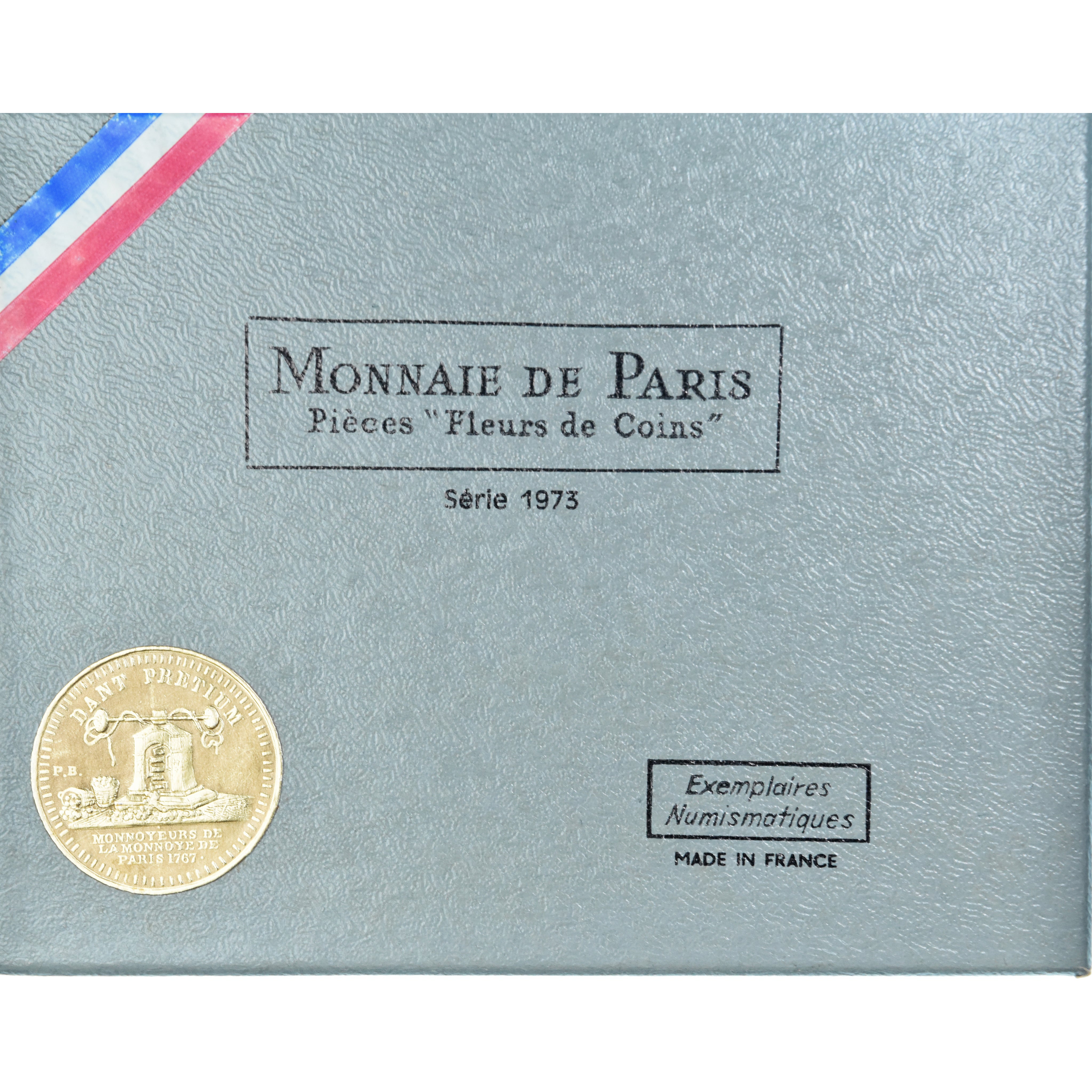 Moneta, Francia, Coffret 1 c. à 10 frs., 1973, Monnaie de Paris, FDC, FDC
