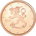 Moneta, Finlandia, 2 Euro Cent, 2004, Vantaa, MS(63), Miedź platerowana stalą