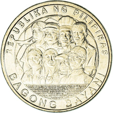 Coin, Philippines, 5 Piso, 2014, Bagong Bayani, MS(63), Copper-nickel, KM:287