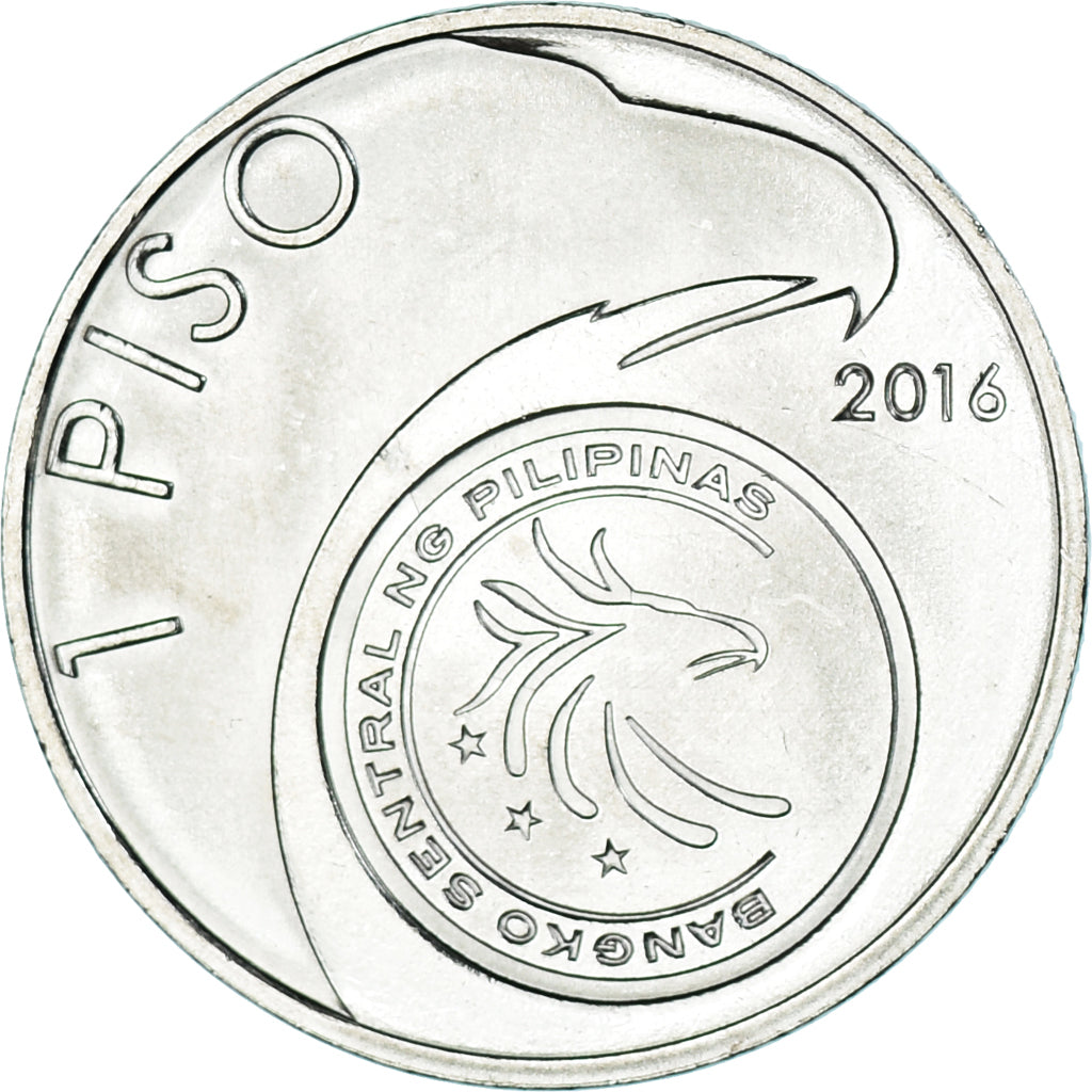 Moneta, Filippine, Piso, 2016, Artemio Ricarte, SPL, Acier plaqué nickel