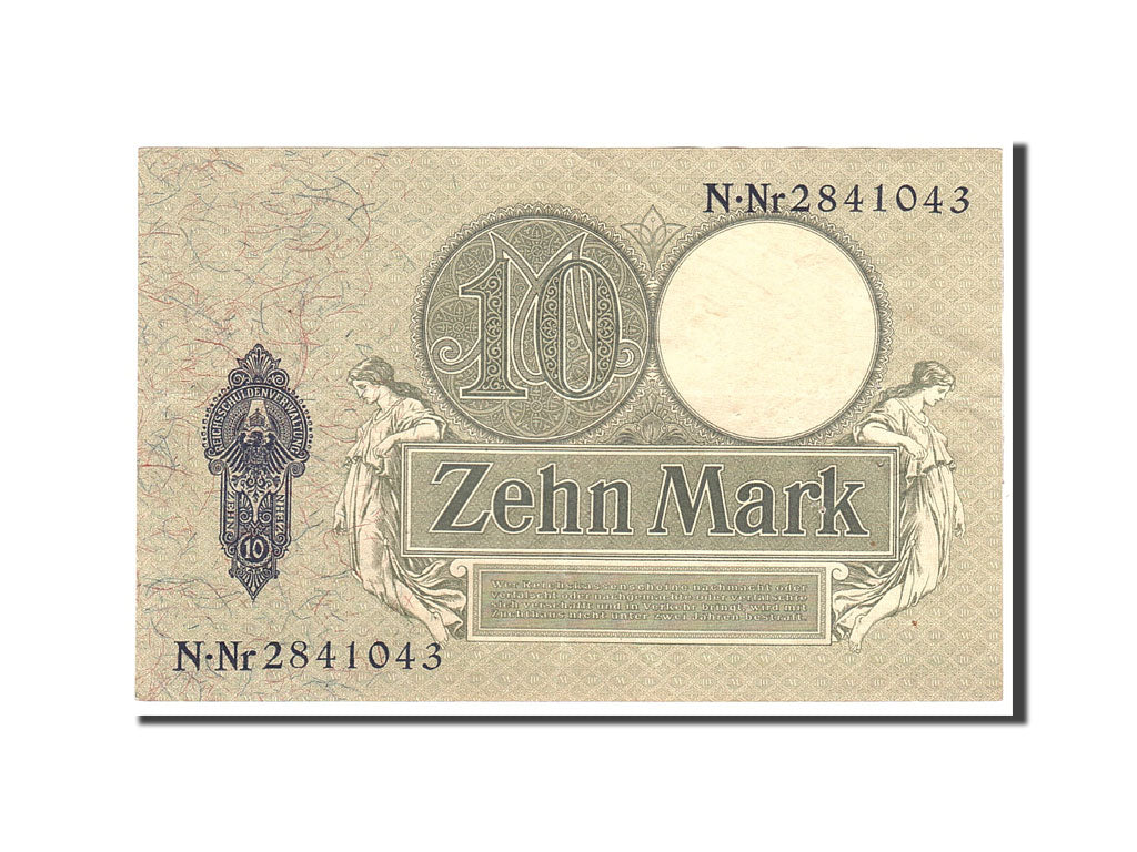 Banconote, Germania, 10 Mark, 1906, KM:9b, 1906-10-06, BB+