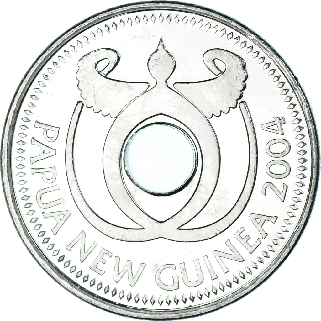 Coin, Papua New Guinea, Kina, 2004, MS(63), Nickel plated steel, KM:6a