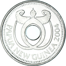 Coin, Papua New Guinea, Kina, 2004, MS(63), Nickel plated steel, KM:6a