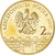 Moneda, Polonia, 2 Zlote, 2007, Warsaw, Plock, SC, Latón, KM:617