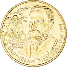 Coin, Poland, 2 Zlote, 2008, Warsaw, Bronislaw Pilsudski, MS(63), Brass, KM:648