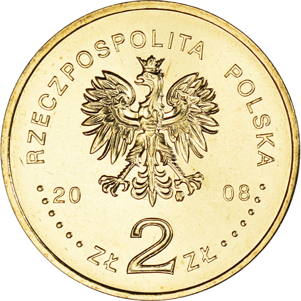 Moneta, Polonia, 2 Zlote, 2008, Warsaw, Bronislaw Pilsudski, SPL, Ottone, KM:648