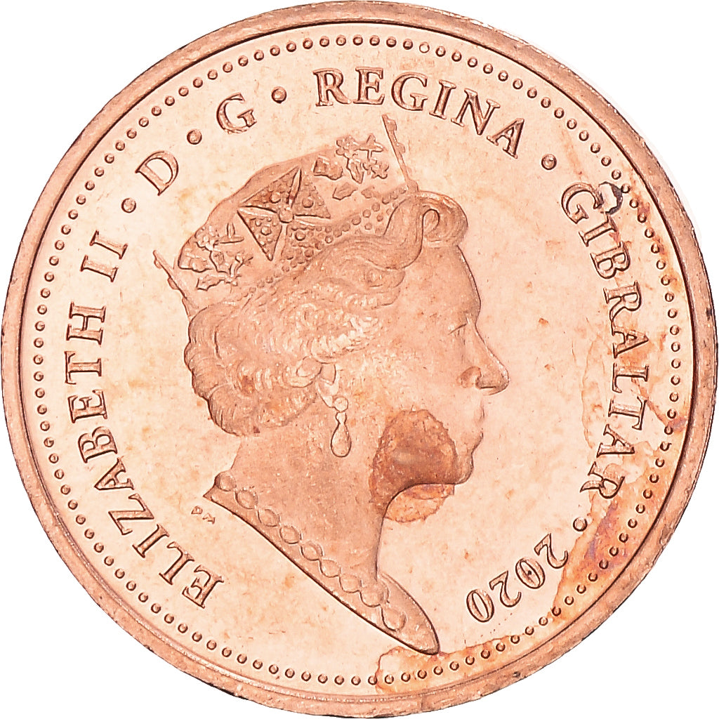 Coin, Gibraltar, Penny, 2020, Pobjoy Mint, Commonwealth Park, MS(63), Acier