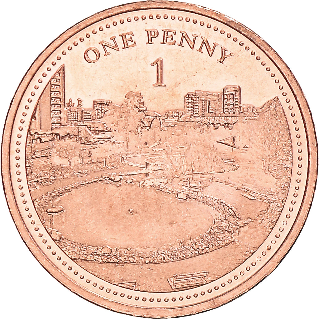 Coin, Gibraltar, Penny, 2020, Pobjoy Mint, Commonwealth Park, MS(63), Acier