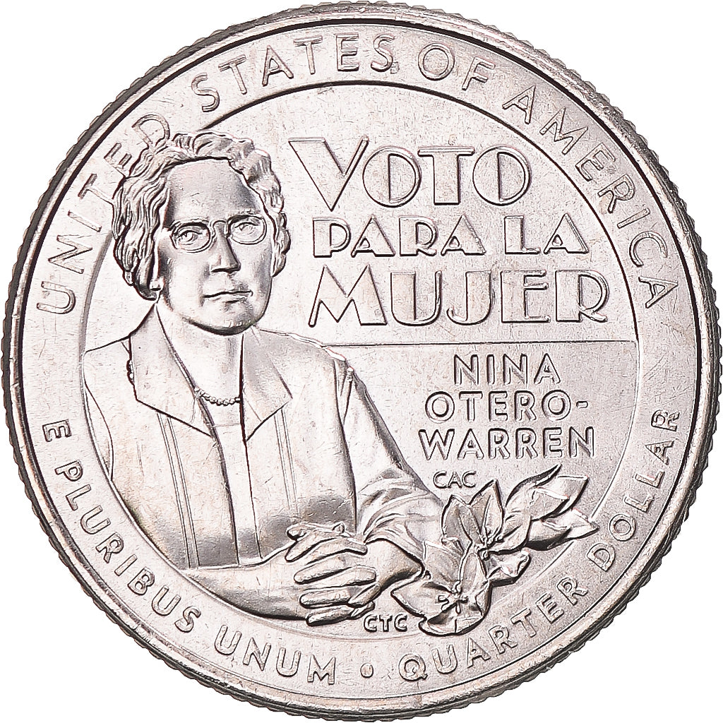 Monnaie, États-Unis, Quarter, 2022, Philadelphie, Nina Otero-Warren, SPL