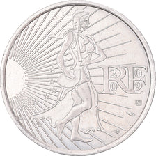 France, 10 Euro, 2009, Semeuse, AU(50-53), Silver