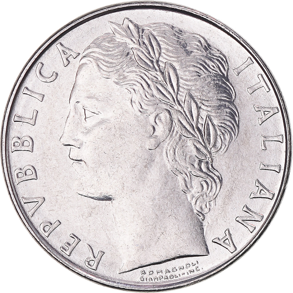 Moeda, Itália, 100 Lire, 1982, Rome, MS(63), Aço Inoxidável, KM:96.1