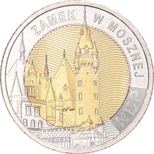 Coin, Poland, 5 Zlotych, 2022, Moszna Castle, MS(63), Bi-Metallic