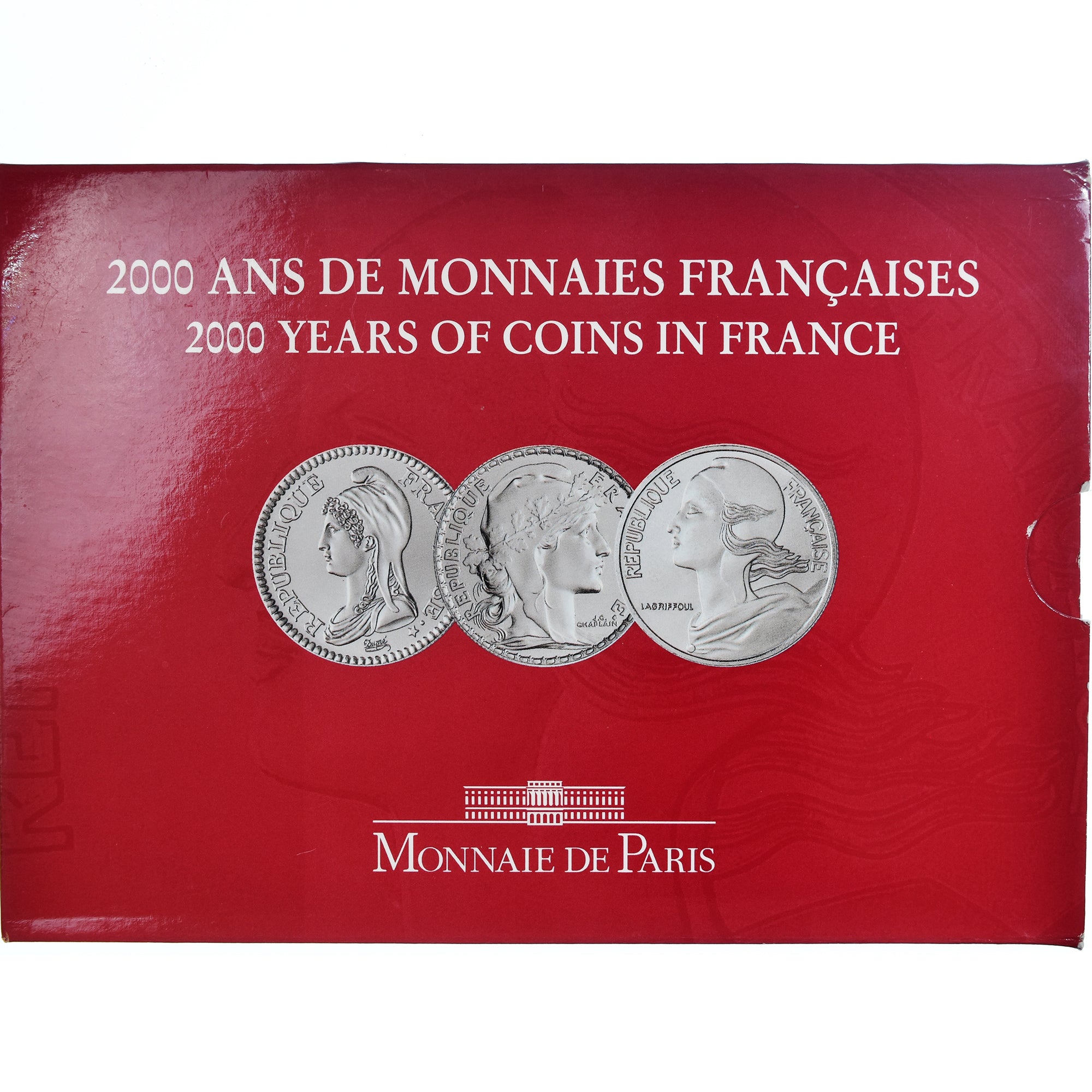France, Coffret 3x 5 Francs, 2000 Ans de Monnaies Françaises (3/3), 2000, BU