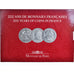 Francia, Coffret 3x 5 Francs, 2000 Ans de Monnaies Françaises (2/3), 2000
