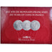Francia, Coffret 3x 5 Francs, 2000 Ans de Monnaies Françaises (1/3), 2000