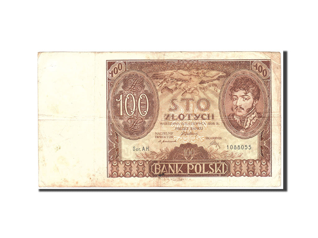 Banknote, Poland, 100 Zlotych, 1932, 1932-06-02, KM:74a, VF(20-25)
