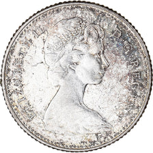 Moneda, Canadá, Elizabeth II, 10 Cents, 1967, Royal Canadian Mint, Ottawa, MBC
