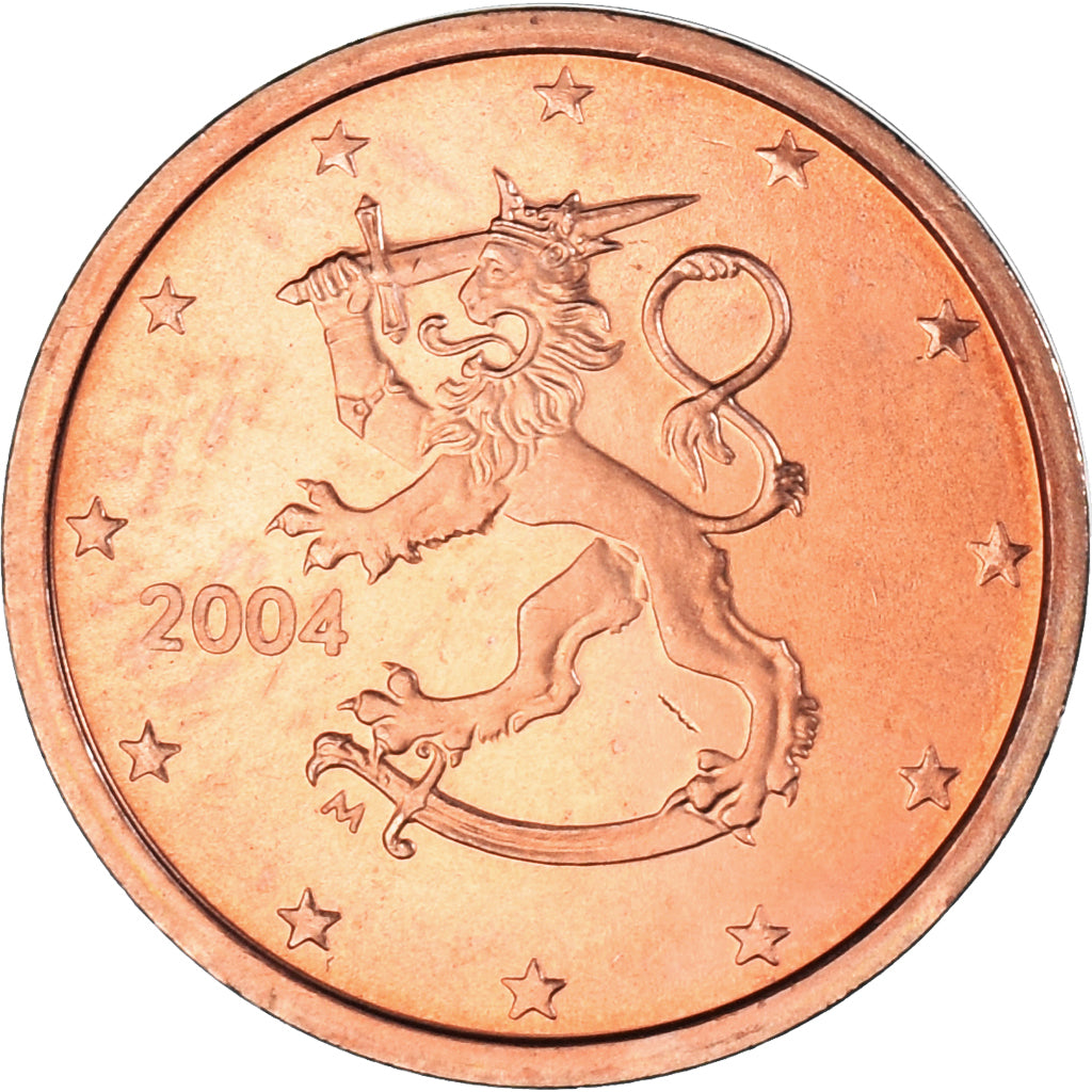 Münze, Finnland, 2 Euro Cent, 2003, Vantaa, UNZ, Copper Plated Steel, KM:99