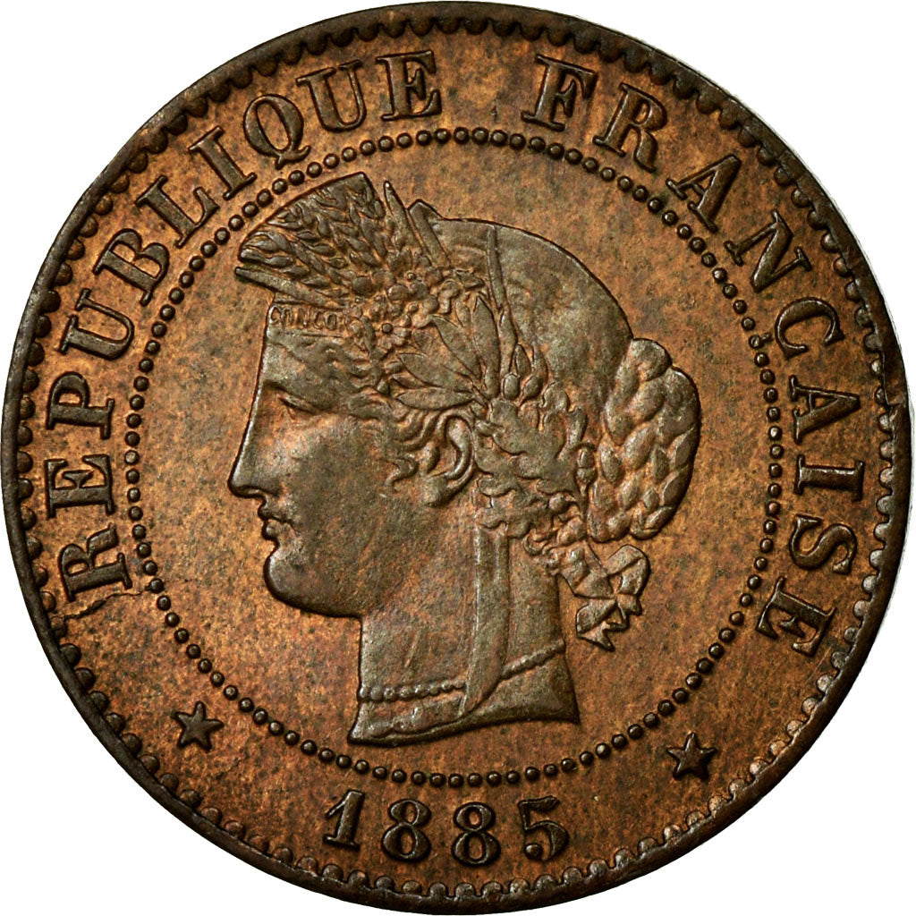 Munten, Frankrijk, Cérès, Centime, 1885, Paris, PR, Bronze, Gadoury:88