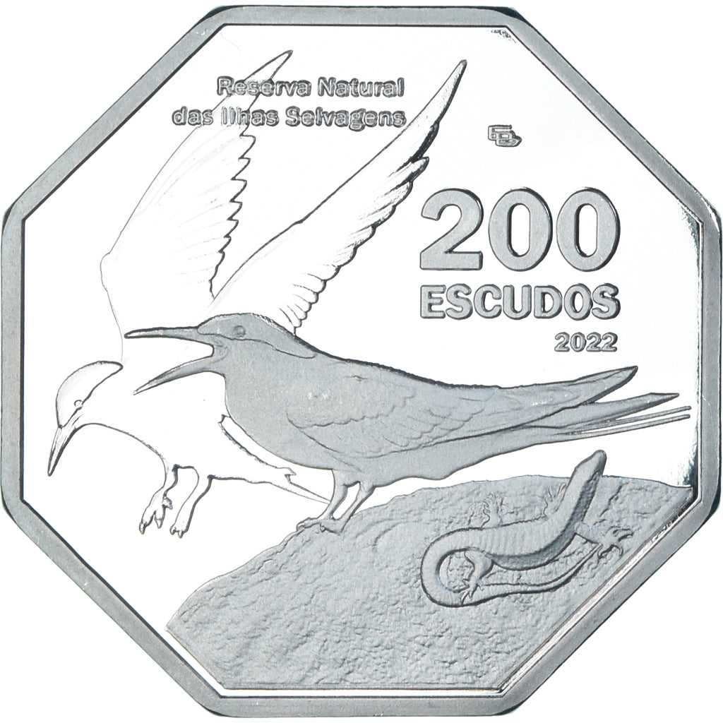 Monnaie, Madère, 200 Escudos, 2022, Selvagens islands.BE, FDC, Silver plated