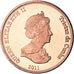Coin, NIGHTINGALE ISLAND, 2 Pence, 2011, Île Nightingale., MS(63), Cuivre