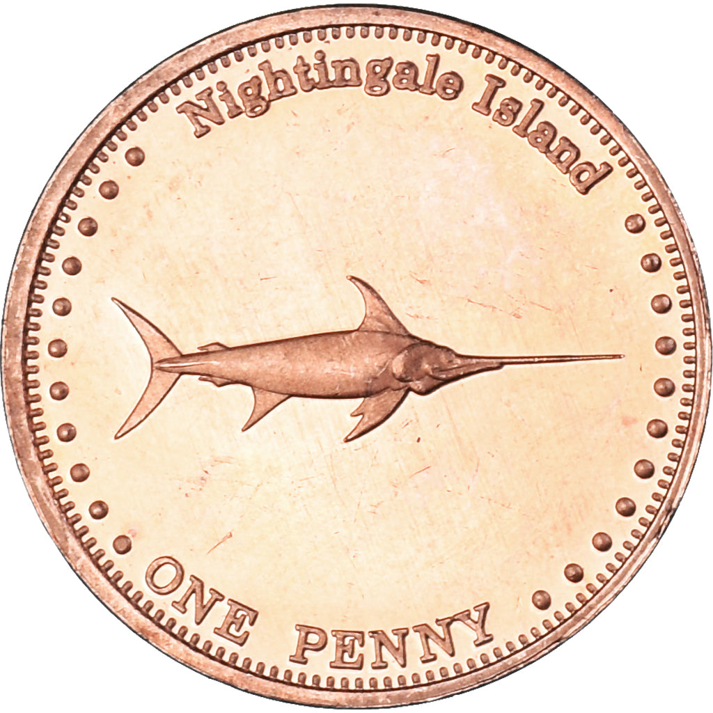 Moneta, NIGHTINGALE ISLAND, Penny, 2011, Île de Nightingale, SPL, Cuivre