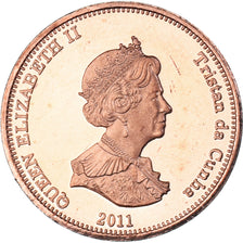 Coin, NIGHTINGALE ISLAND, Penny, 2011, Île de Nightingale, MS(63), Cuivre