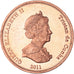 Coin, NIGHTINGALE ISLAND, Penny, 2011, Île de Nightingale, MS(63), Cuivre