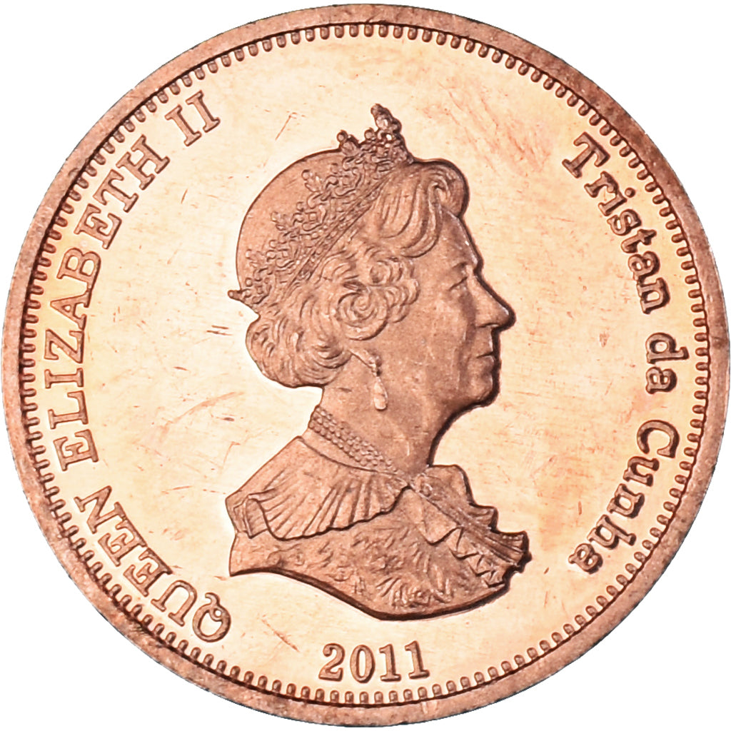 Moneta, NIGHTINGALE ISLAND, Penny, 2011, Île de Nightingale, SPL, Cuivre