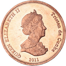 Moneta, NIGHTINGALE ISLAND, Penny, 2011, Île de Nightingale, SPL, Cuivre